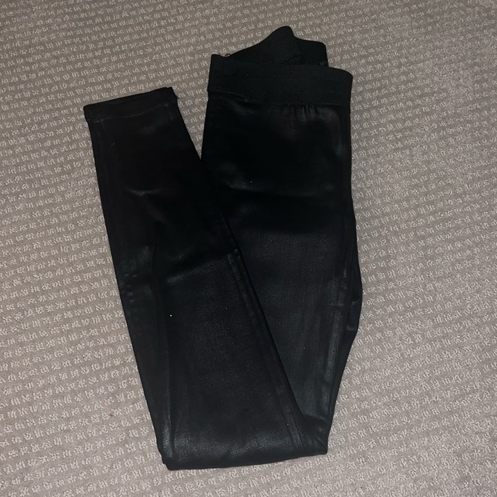 Goldsign Pleather Pants. Size 28. Black.